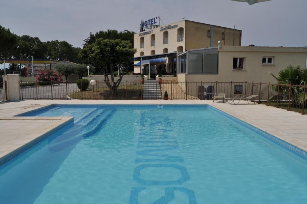 Les Mimosas Hotel Lunel  Exterior foto